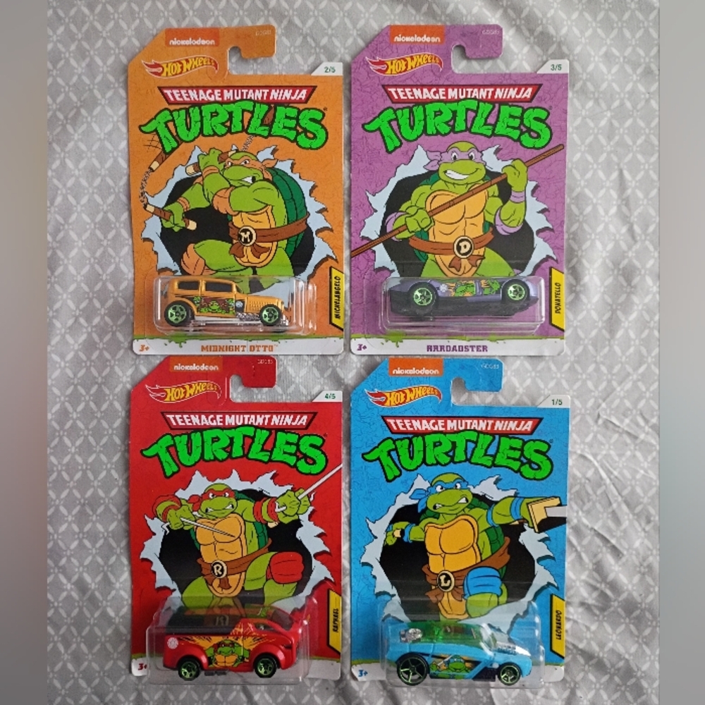 Teenage Mutant Ninja Turtles Die-Cast Cars Set